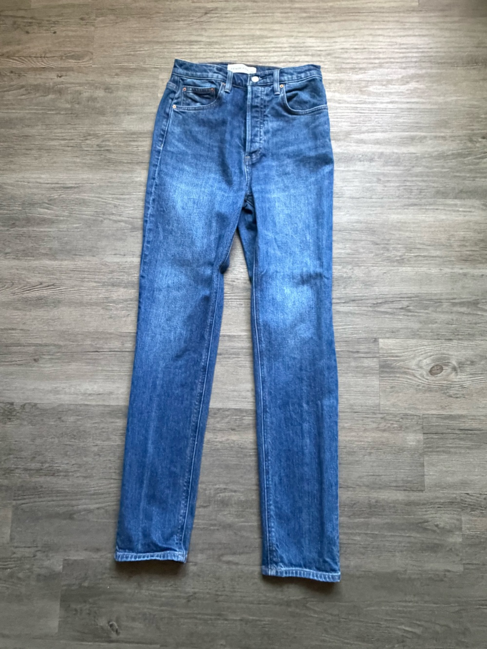 Denim Forum Women’s Blue Straight-Leg Jeans